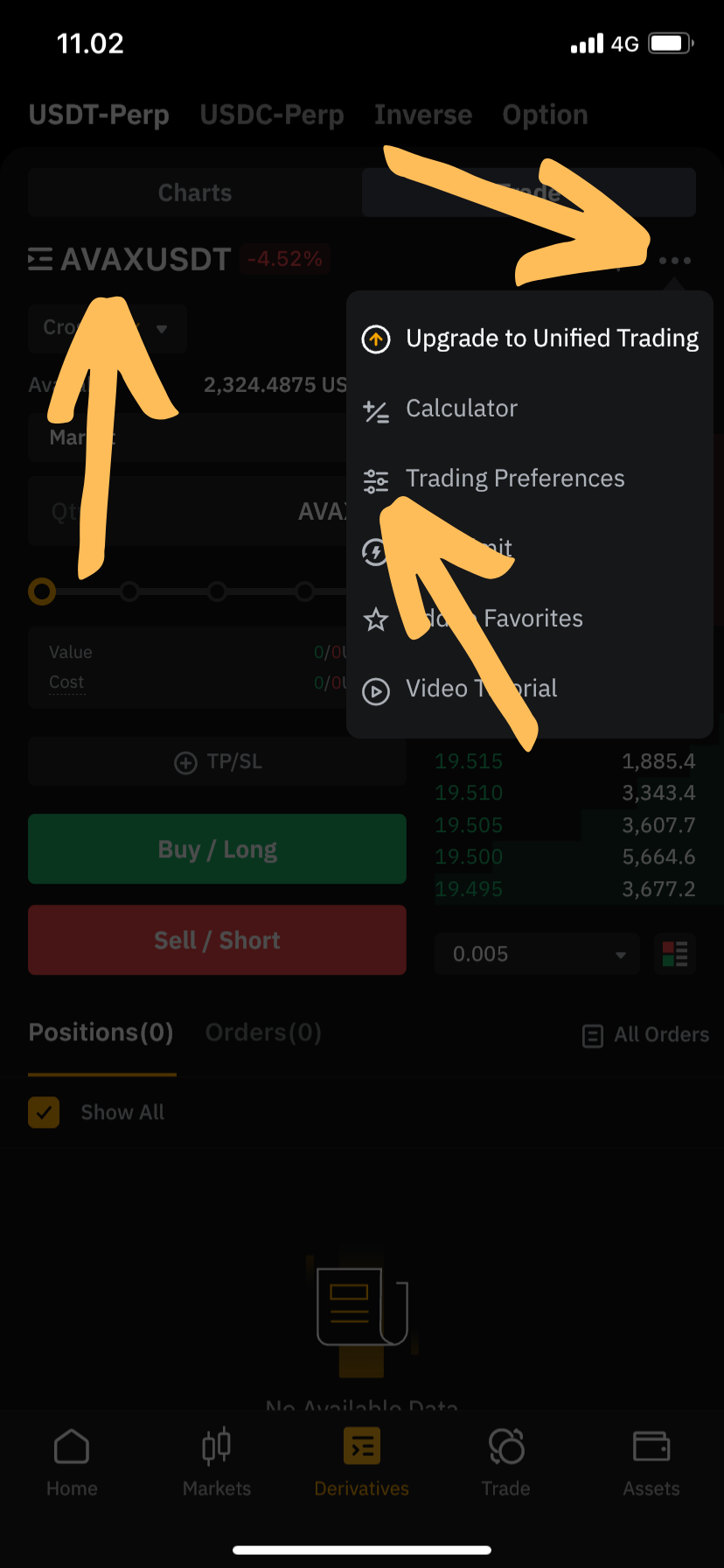 Set Hedge mode Alerts - Tickerly