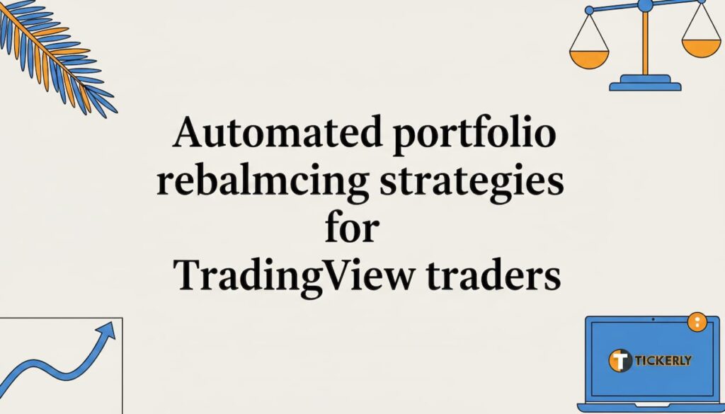 Flat vector trading icons frame blog title card