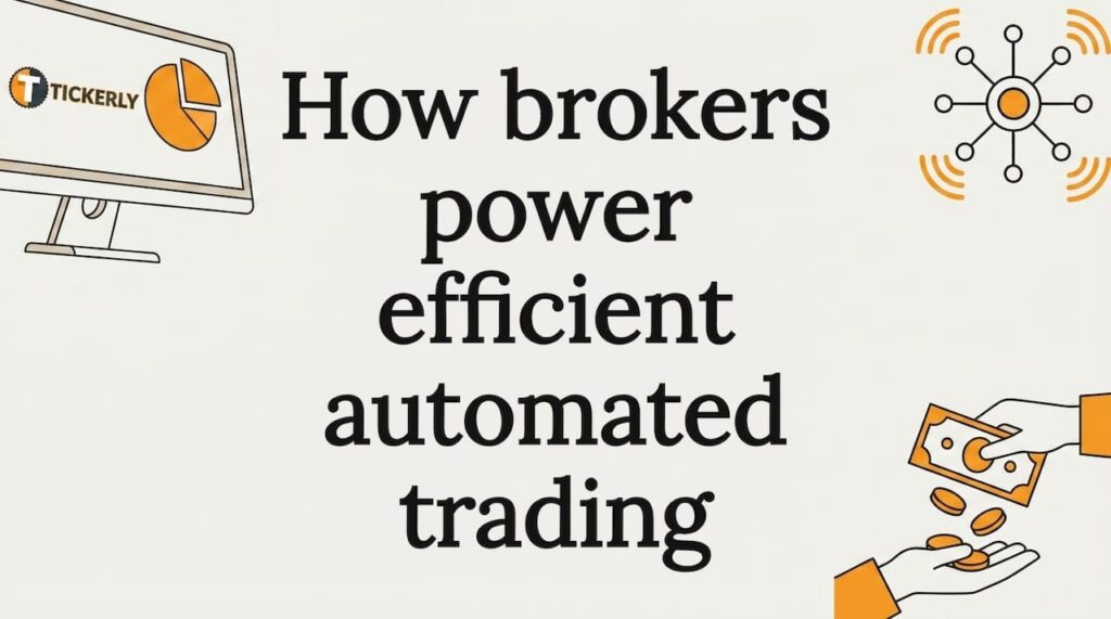 Professional trading automation title card illustration