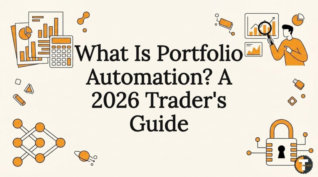Decorative professional portfolio automation title card