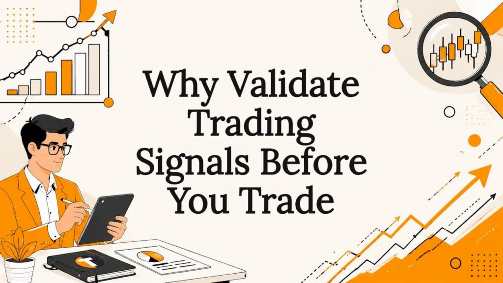 Decorative title card illustration for trading signals article