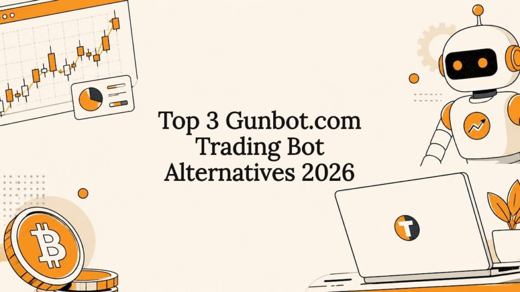 Decorative trading bot title card illustration