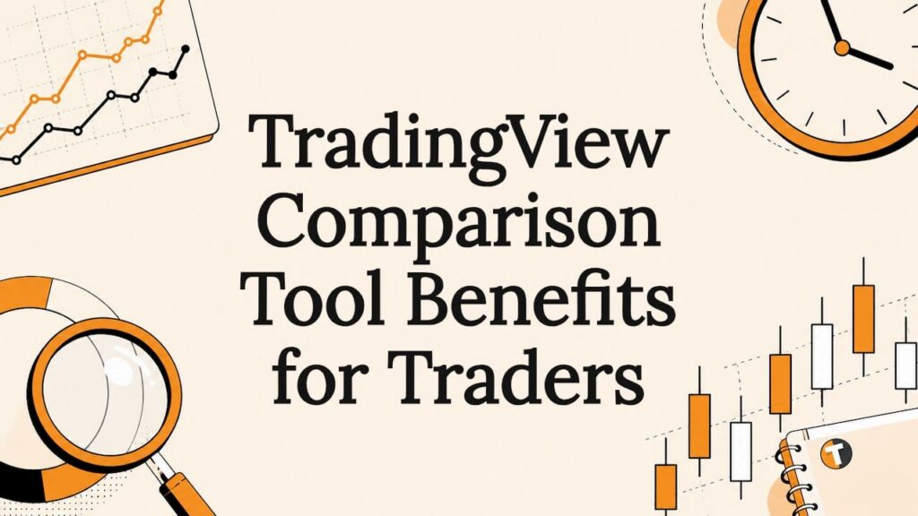 Decorative title card with trading charts