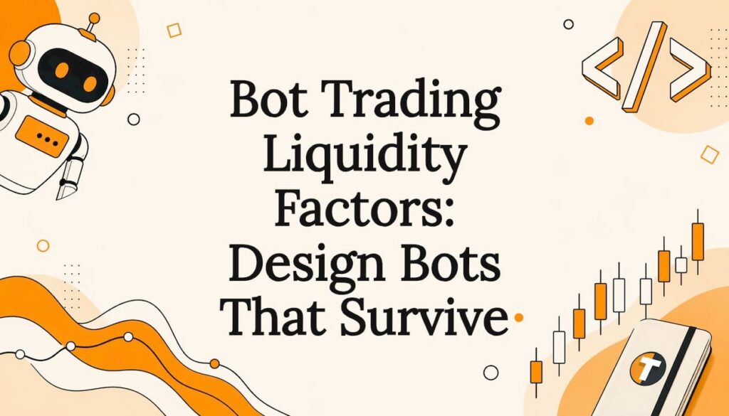 Title card with trading and liquidity illustrations